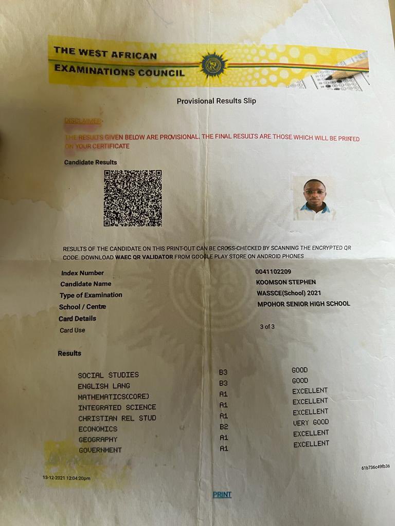 GhanaNewsGuide's tweet photo. Top student with 5As &amp; 3Bs goes into ‘galamsey’ due to financial constraint https://t.co/2eYRz2NArN https://t.co/SRYwMYiKY3