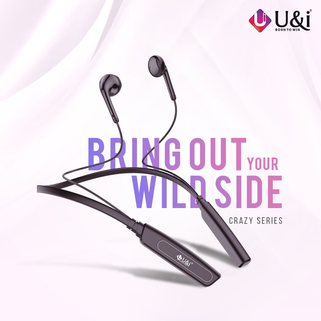 worldofUandi's tweet photo. With vibrant and bold colors and stellar audio quality, the Crazy Series neckband by U&i is here to bring a burst of energy and excitement to your music experience.
Visit the nearest mobile accessory store to buy now!
#Uandiworld #Uandi #UandiPrime #Uandi #CrazySeries #Neckband https://t.co/XhCkSTbnf3