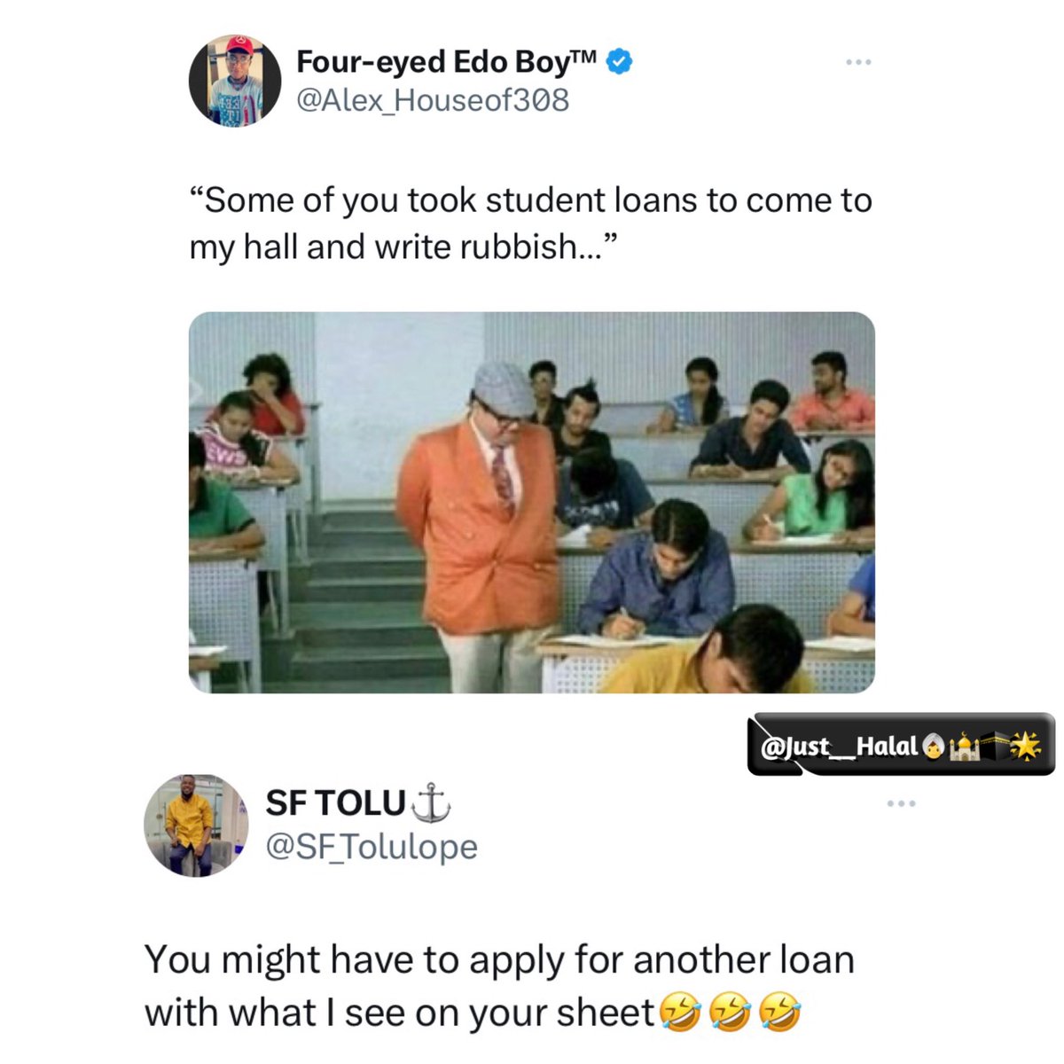 Twitter funny replies/videos. 1. Government is just giving anybody loan 😂