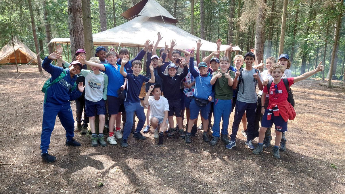 Gavin_Taylor's tweet photo. The @LockersPark Year 8 boys have arrived safely at Bushcraft for their celebration week after a hard week of CE exams. https://t.co/ajFt9l2y70