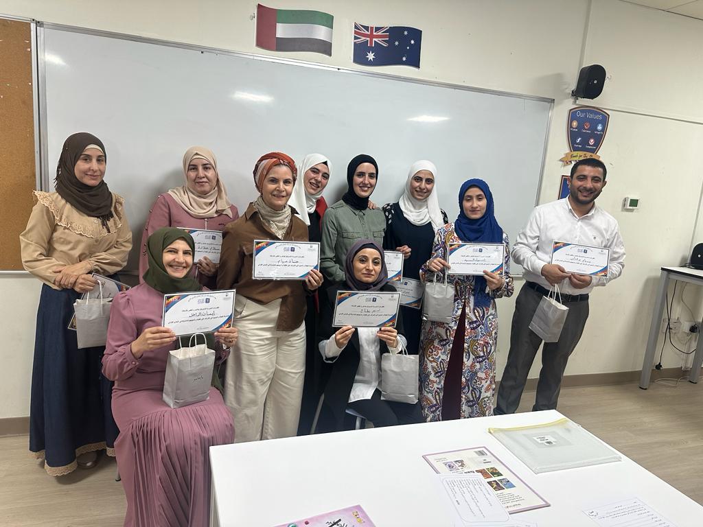 AIS_Arabic's tweet photo. A huge thank you to our Arabic teachers for their hard work and dedication during the Sheik Mohammed Bin Rashid reading challenge!⭐️📚

#AISArabic #AISExcellence https://t.co/SrIzFJODck