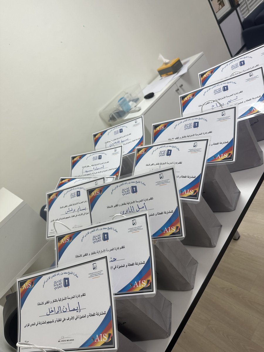 AIS_Arabic's tweet photo. A huge thank you to our Arabic teachers for their hard work and dedication during the Sheik Mohammed Bin Rashid reading challenge!⭐️📚

#AISArabic #AISExcellence https://t.co/SrIzFJODck
