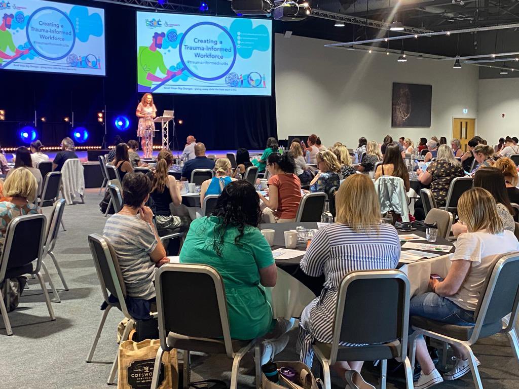 CapstickKarla's tweet photo. Great to have so many colleagues from across the Nottingham and Nottinghamshire system joining us for @ncitycare_SSBC #Traumainformednotts conference https://t.co/8x4w9ZvkYn
