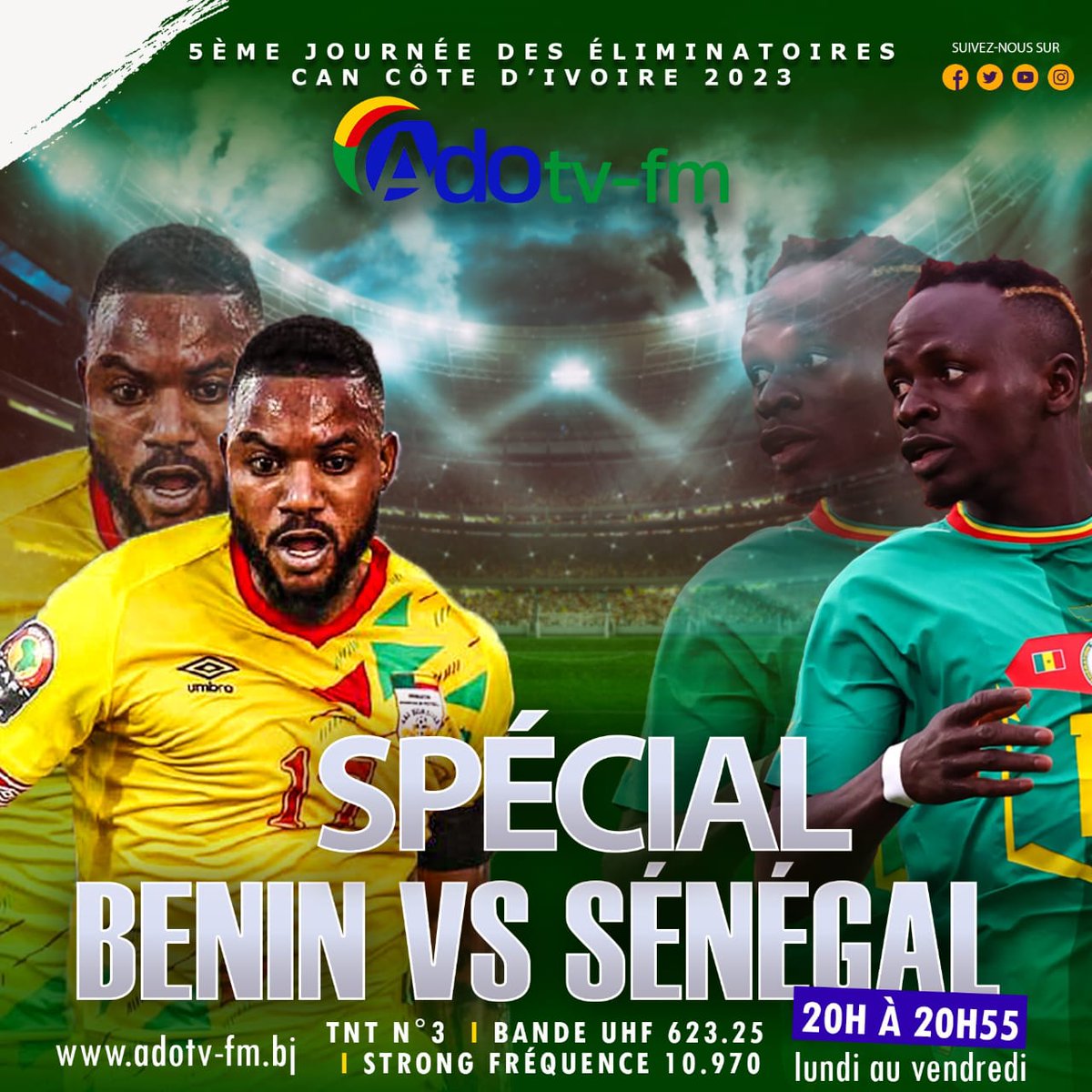 bricehessou's tweet photo. Retrouvez-moi ce soir à partir de 20h sur les chaînes ADO TV &amp; FM et sur le https://t.co/LN2JWN674k pour des analyses d'avant match. Tous ensemble pour la victoire des Guépards samedi prochain. Allez les Guépards. 💪🏾💪🏾💪🏾 https://t.co/3AnTsuH1yg