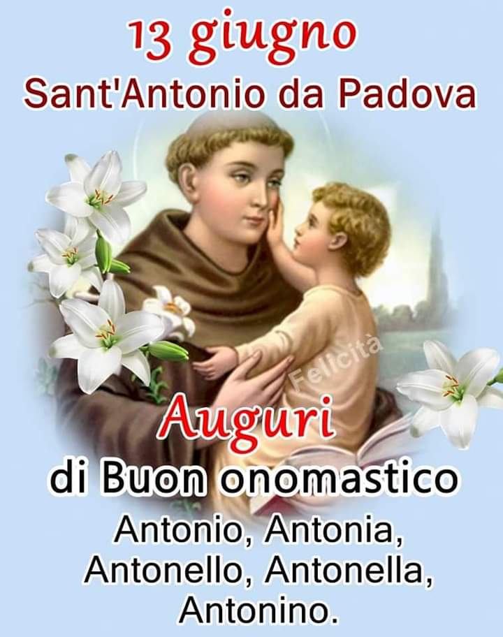 June 13. St. Anthony of Padova