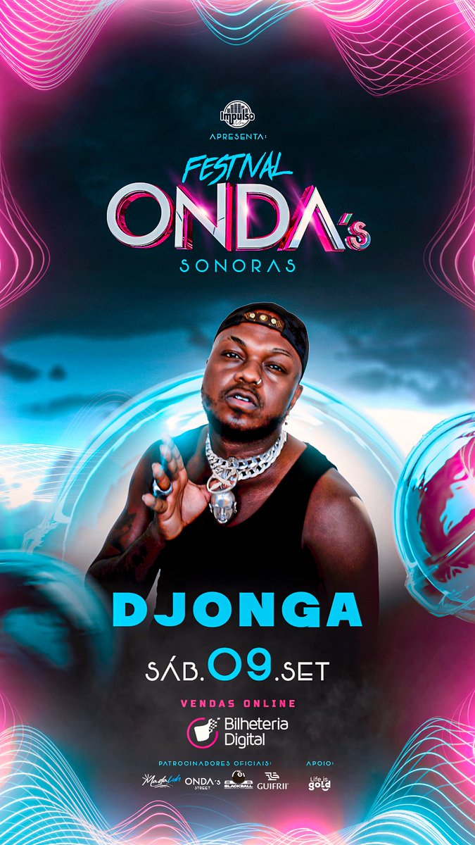 Djonga é nosso terceiro confirmado no Festival Ondas Sonoras 2023 🎤🎶