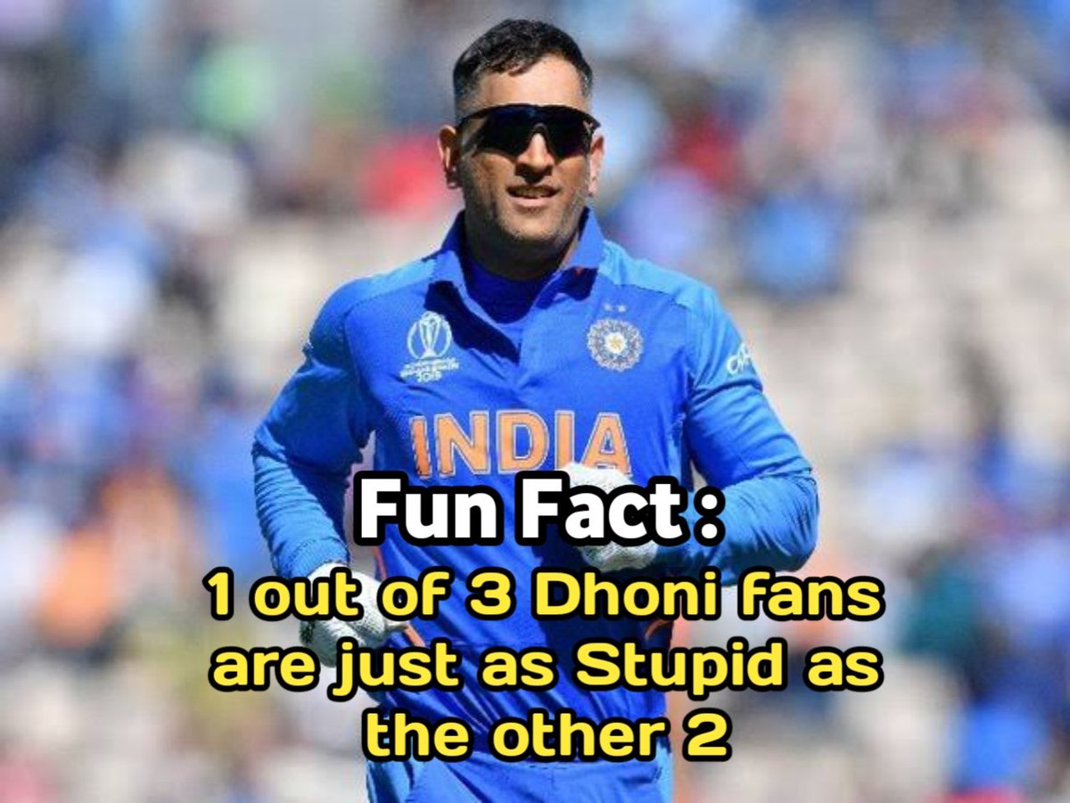 India won T20 World Cup because of Yuvraj, Gambhir and Sreesanth

India won ODI World Cup because of Yuvraj, Gambhir, Sachin and Zaheer Khan

India won Champions Trophy because of Dhawan, Kohli, Rohit and Jadeja

Then why whole credit is given to Dhoni by his brainless fans ?