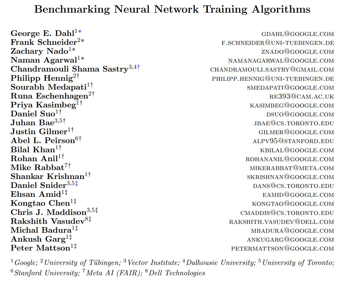 frankstefansch1's tweet photo. Is Adam the best optimizer to train neural networks?🤔
We don't know. And we won't know until we test training algorithms properly.

🚀That's why we spent ~2.5 years building AlgoPerf, a competitive, time-to-result training algorithms benchmark using realistic workloads! https://t.co/Tzf4R4UXVO