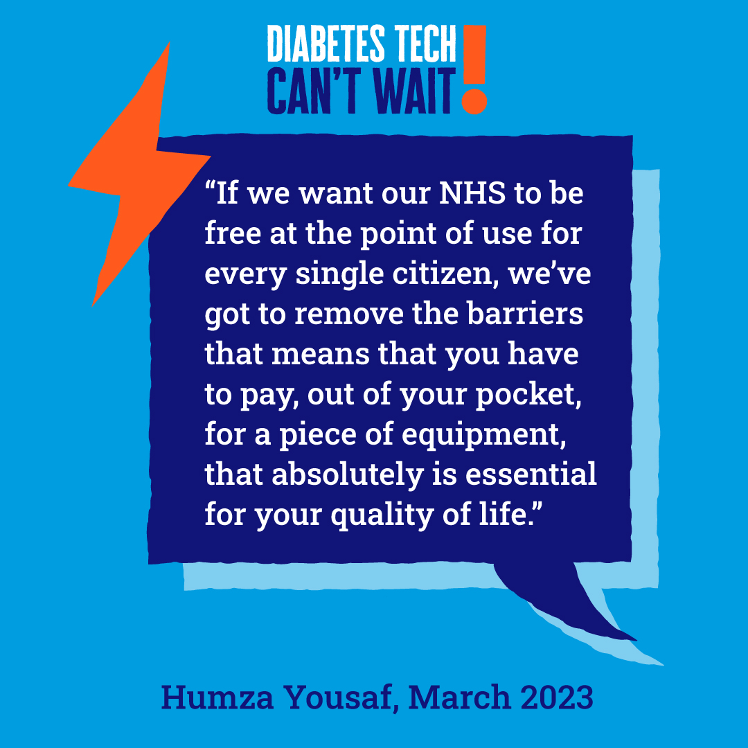 NiVZ's tweet image. @HumzaYousaf during the leadership race @KirstyJarvisSNP asked whether you support @DiabetesScot #DiabetesTechCantWait campaign for fair and equal access to diabetes tech. We the #TechCollective ask: as @ScotGovFM what plans does your government have to fund diabetes tech?