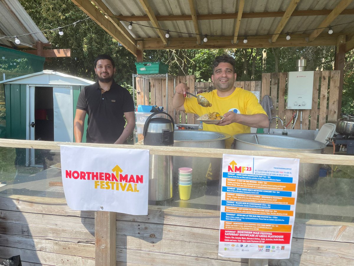 A day in the woods was fun! Nothern man festival is going well. Join us today for snooker AM at @northernsnooker then football at @powerleagueUK #leedsmen #nothernmanfest @mhuleeds