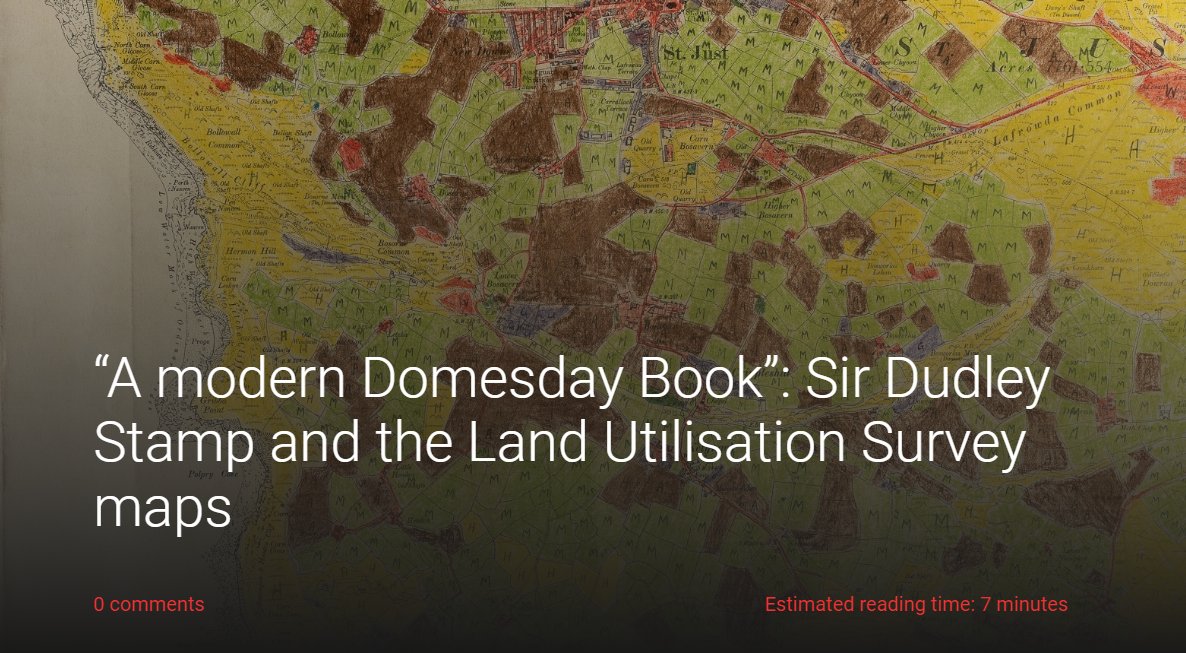 LSE Library on Twitter "RT LSEGeography The Land Utilisation Survey