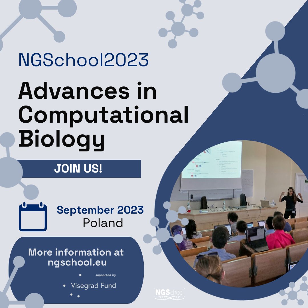 NGSchool2023 is your gateway to unlocking exciting opportunities in the  field of computational biology. Engage with experts, expand your  knowledge, and make valuable connections. Embrace the future of your  career—register now! 🌍🔬 #NGSchool2023 
ngschool.eu/ngschool2023/