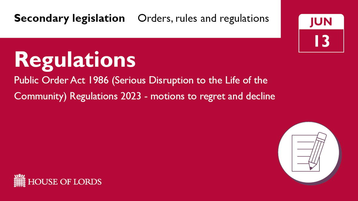 House of Lords on Twitter "A ‘motion to decline’ known as a fatal motion would withhold the
