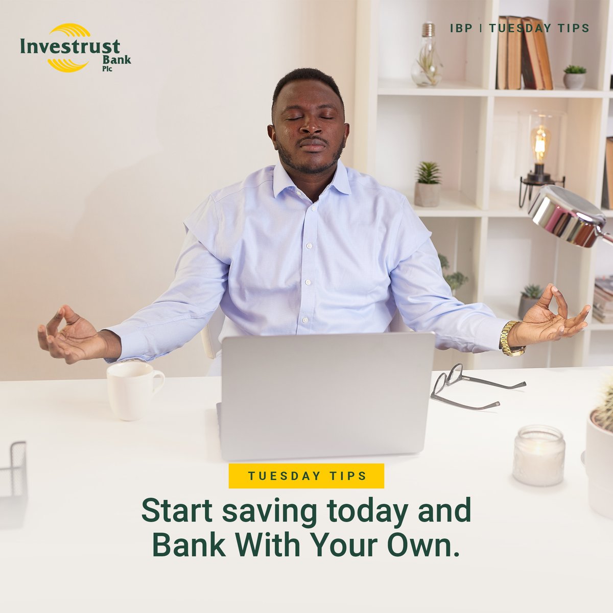 investrustbplc's tweet photo. Repeat after me "I will not spend money on unnecessary expenses this weekend. I will be money smart and take steps towards financial freedom". Start saving today and 'Bank With Your Own'. #IBP #EazeSave #BankWithYourOwn https://t.co/ZeCXqQhg9O