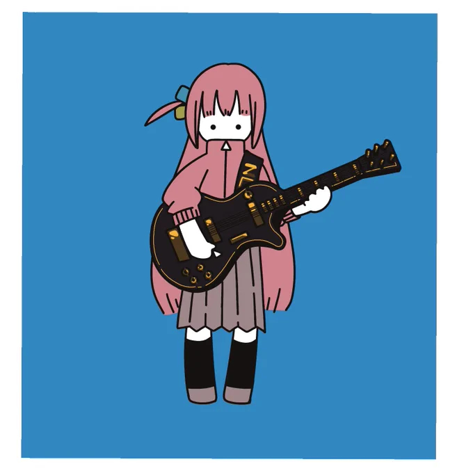 ひとり  #ぼっち·ざ·ろっく #イラスト