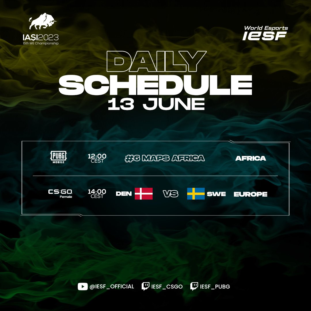 Bringing you the best of both gaming worlds! PUBG MOBILE &amp; CSGO FEMALE, May the Better Competitor WIN.🫡🏆

👉 challengermode.com/s/iesf

#WEC23 #Iasi2023 #IESF #WorldEsports #csgo #PUBGMOBILE