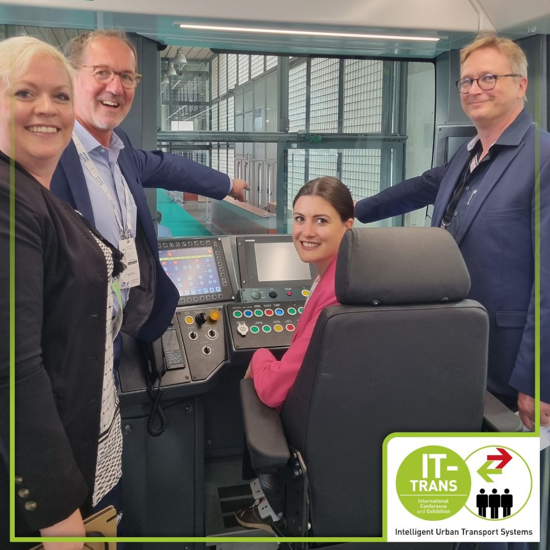 Steering the future of intelligent public transport solutions!
As visitors and exhibitors hit the road in Barcelona, the IT-TRANS team didn’t miss the opportunity to jump into the driver's cab on the last day of the Summit, and go full power ahead for the next IT-TRANS 2024!