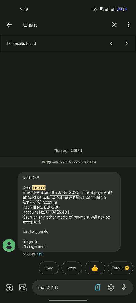 I honestly can't believe it... Niliona text nikadhani ni my landlord 😭😭😭😭😭 I did exactly what this nigga wanted 

Jameni Nairobi Huwa aje