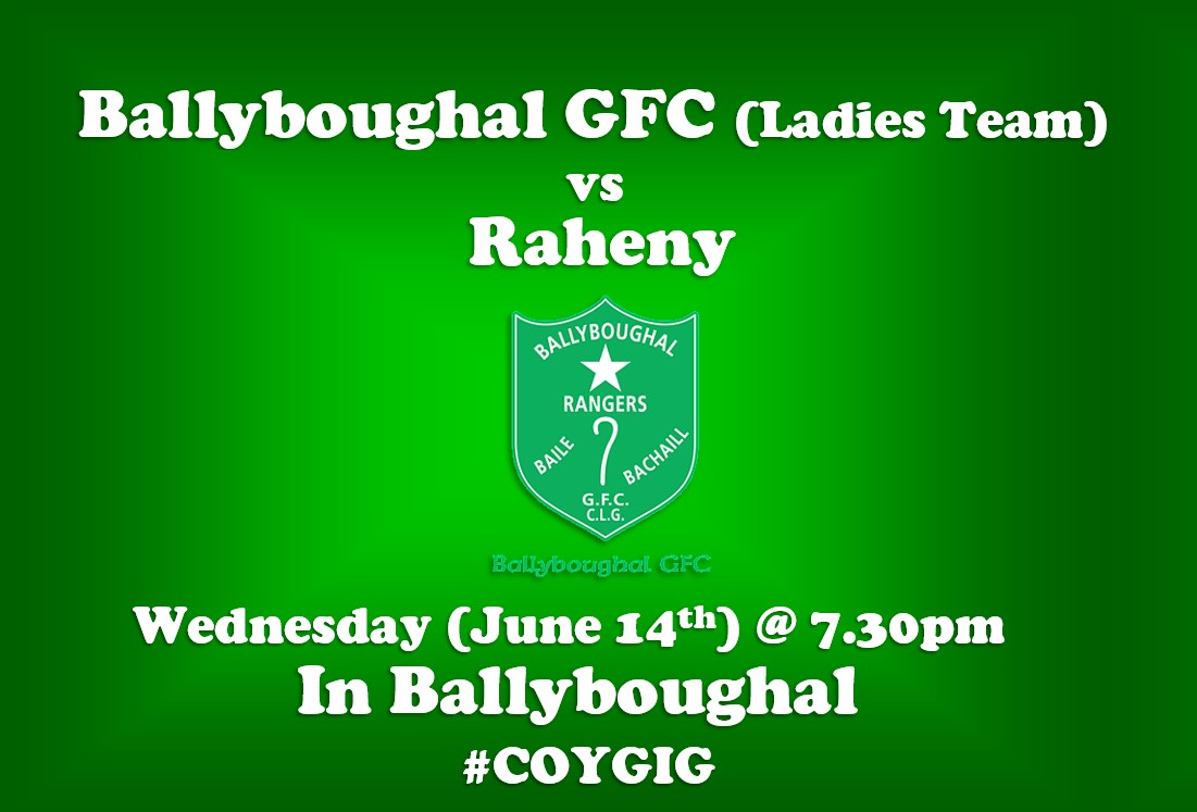 💚🇳🇬🏐 Ladies Match at Home 🏐🇳🇬💚

Our Ladies Team play again this Wed (June 14th) as they take on Raheny at 7.30pm in Boughal! Please come out and support our ladies in this beautiful weather 💚💚💚

#BoughalAbú #COYGIG #DublinLGFA