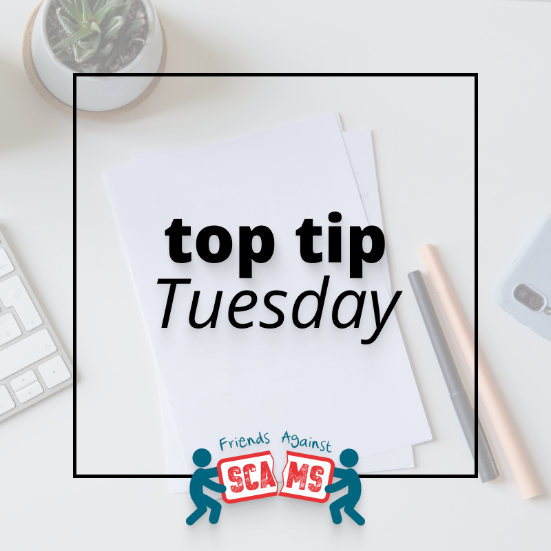 If you come across a charity that you want to donate money to:
      ✅do some research by typing in the charity website address yourself, rather than clicking on a link
      ✅look for the registered charity number on their website
#TopTipTuesday #ScamAware