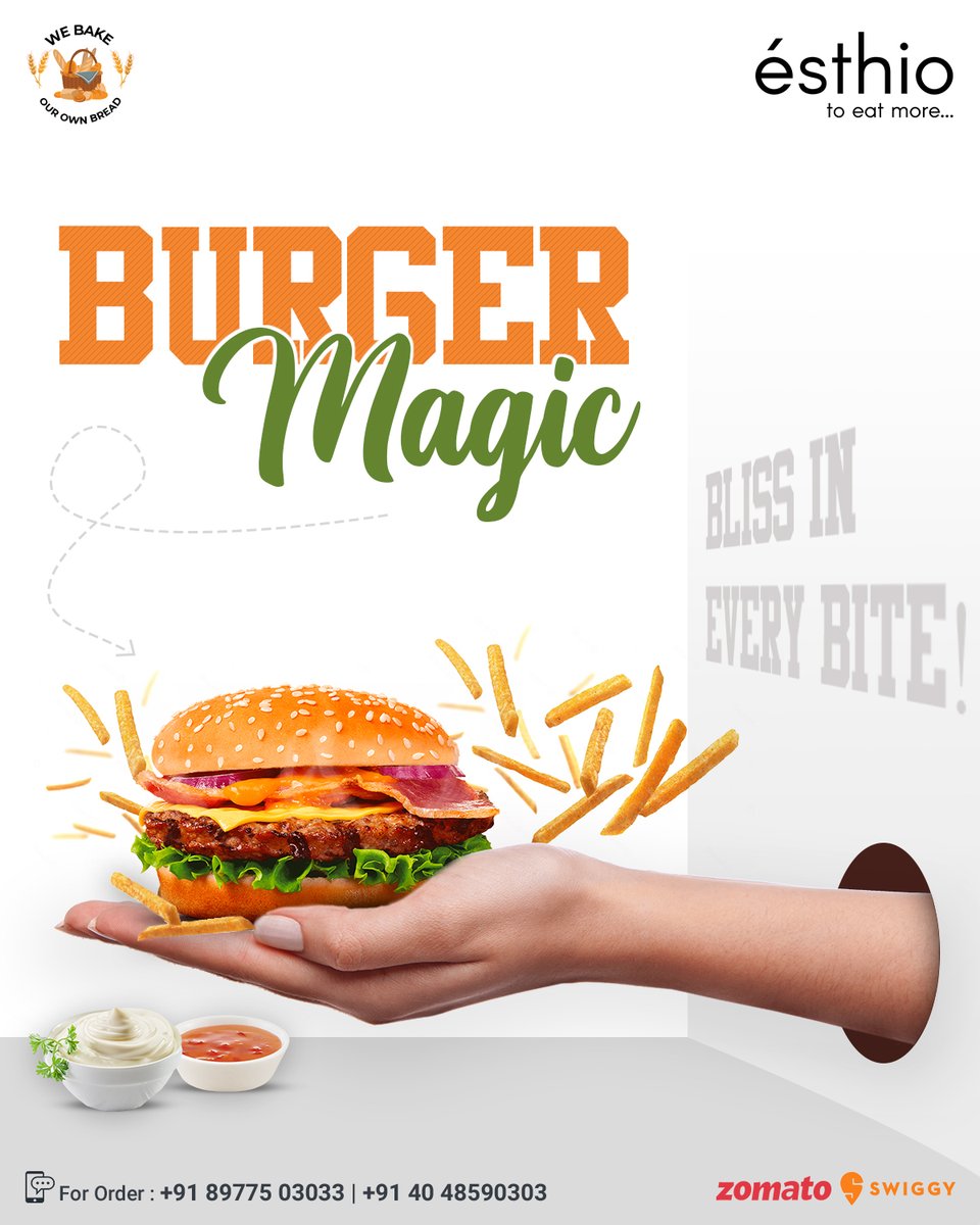 esthio17's tweet photo. Burger Magic🍔🤩
Bliss in every bite!😋

For Orders ♥️
📞: +914048590303 | 089775 03033
Visit us: https://t.co/DIiZ6OlVp5

#humburger #burger #pizza #yummyfood #foodie #foodphotography #foodstagram #yummy #instagood #foodblogger #love #foodlover #delicious #follow #pizzalover https://t.co/661HLqb9i1