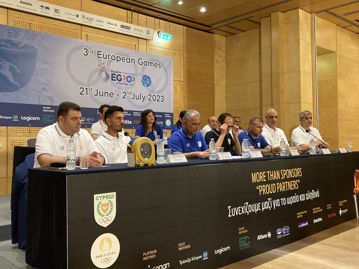 PLinCyprus's tweet image. Cyprus is getting ready for @eg2023en in Kraków- Małopolska. Good luck to 25 🇨🇾 athletes who will compete in 7 disciplines 🥋🎯🥊🏸🏹🤺🥋and enjoy your stay in 🇵🇱!
@PKOL_pl @cyprusolympic
#EG2023 #WeAreUnity