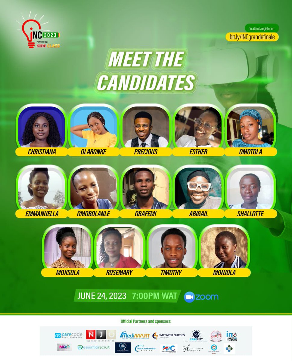 InnovateNursin's tweet photo. Introducing the Unstoppable Contestants of Innovate Nursing Challenge!Prepare to be amazed by these incredible trailblazers who are revolutionizing healthcare. 💡
Stay tuned for awe-inspiring innovations and inspiring journeys! 
To book your seat visit https://t.co/X7baHey2YX https://t.co/hgEfNpGByf