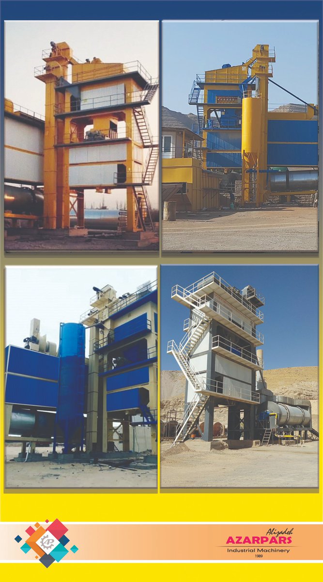 asphalt plant 120 ton per hours AZARPARS Industrial Machinery - 1989
📷#asphaltplant #road #aspalt #constraction