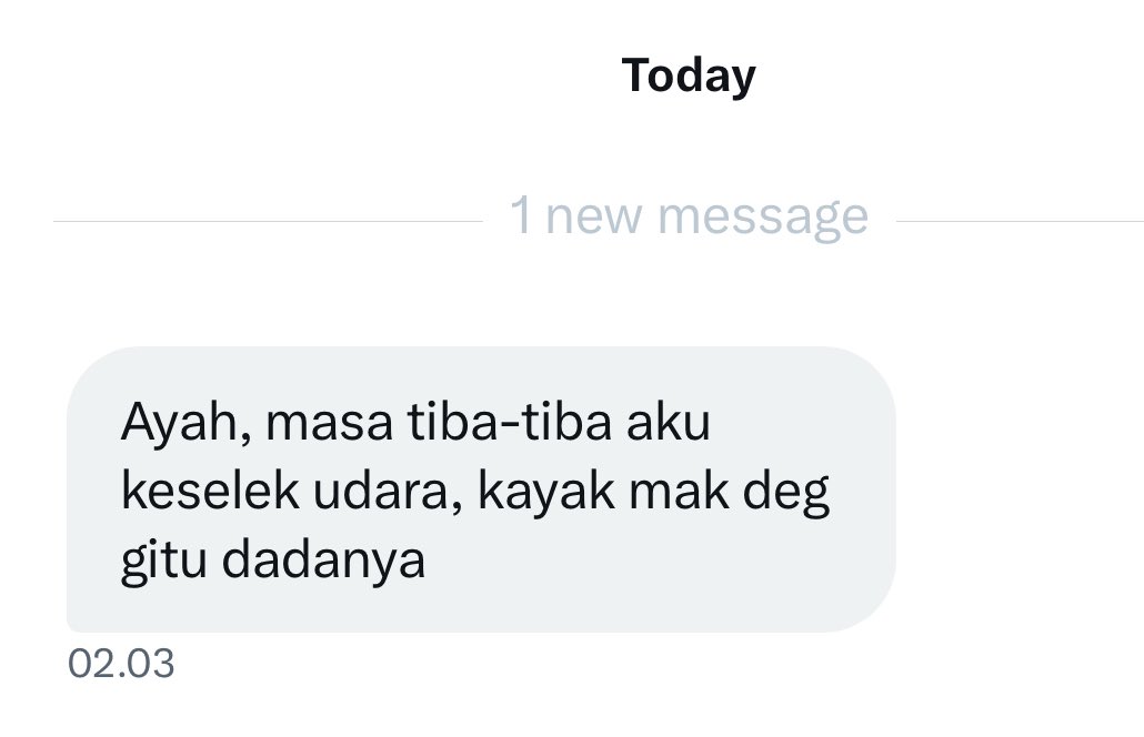 Sejak kapan gw punya anak