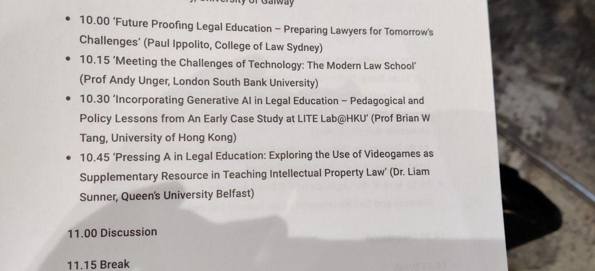 The Future of Law Association conference in Dublin hearing presentations in person and online from a worldwide collection of #lawtech experts. Well done @ronanmkennedy for assembling a wonderful line up.