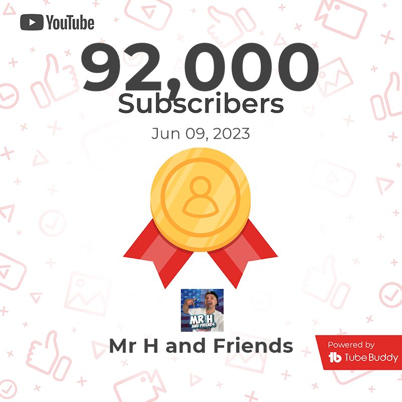 Thank you for continuing to support us and subscribing to the channel. Can't believe this little British Family have 92k subs.
BLY ❤️
Mrs H 💕

#mrhandfriends #youtubesubscribers #babyh #brits #britishfamilyreacts #thankyou #subscriber #support #92k