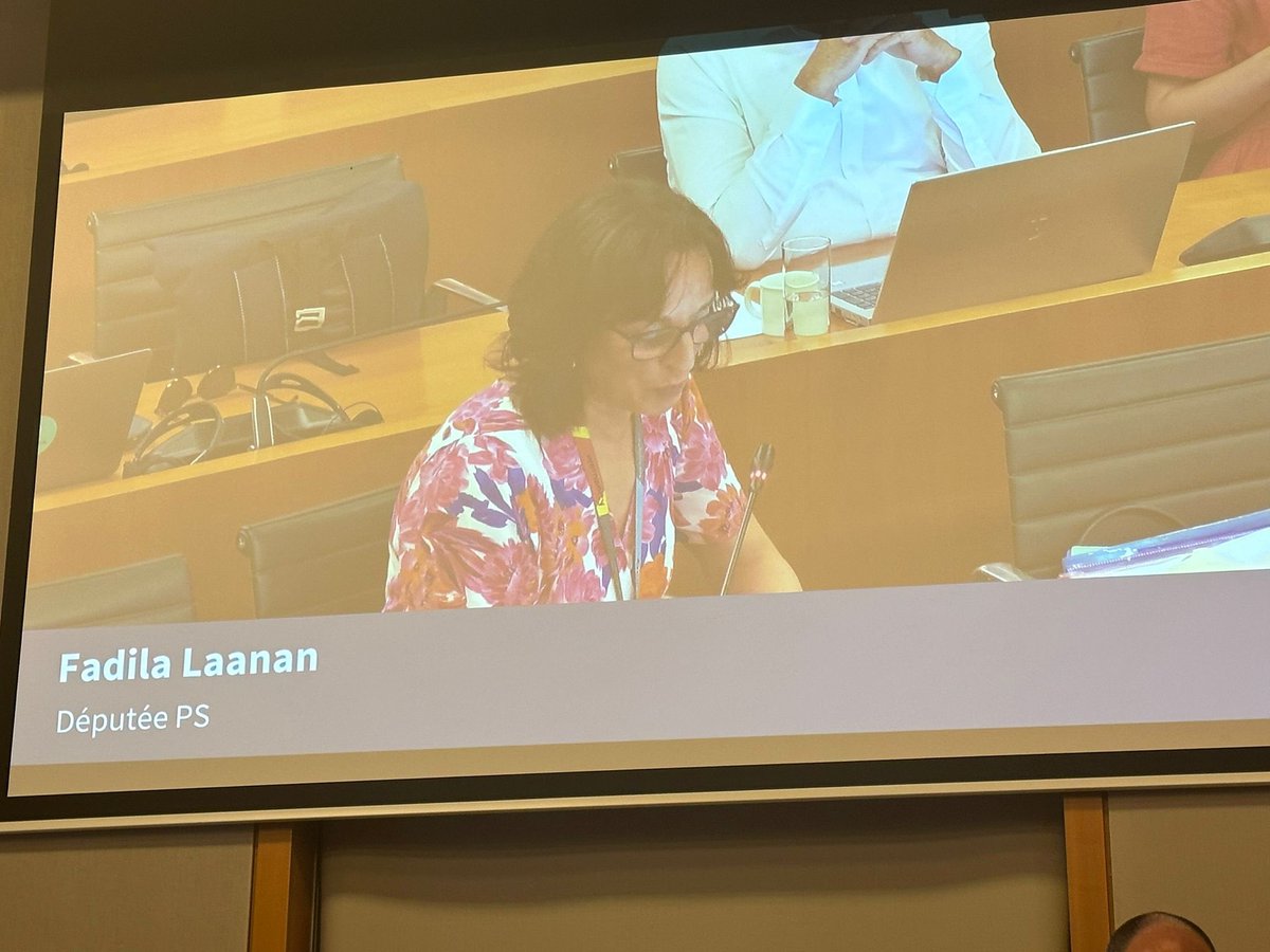 fadilalaanan's tweet photo. Ce matin, je suis intervenue en commission des Affaires intérieures du @parlbruparl sur la pétition contre le déploiement des technologies de reconnaissance faciale et leur usage dans l’espace public #securité #vieprivée #protection 
@Groupepsprb https://t.co/vGOeB3bvXw