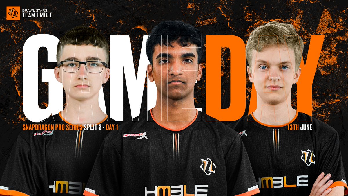 Finally we are back in <a href="/ESLBrawlStars/">ESL Brawl Stars</a> 🎩
Ready to do our best 🧡💪

#hmble #snapdragonproseries #BrawlStars