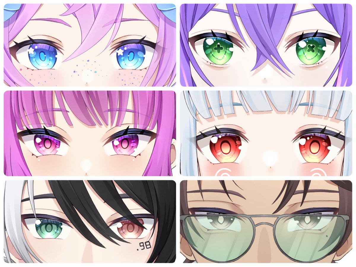 When I finish the eyes, it is always the most satisfying part of the work for me ✨

#VTuber #VTubermodels #VTuberModelCommissions