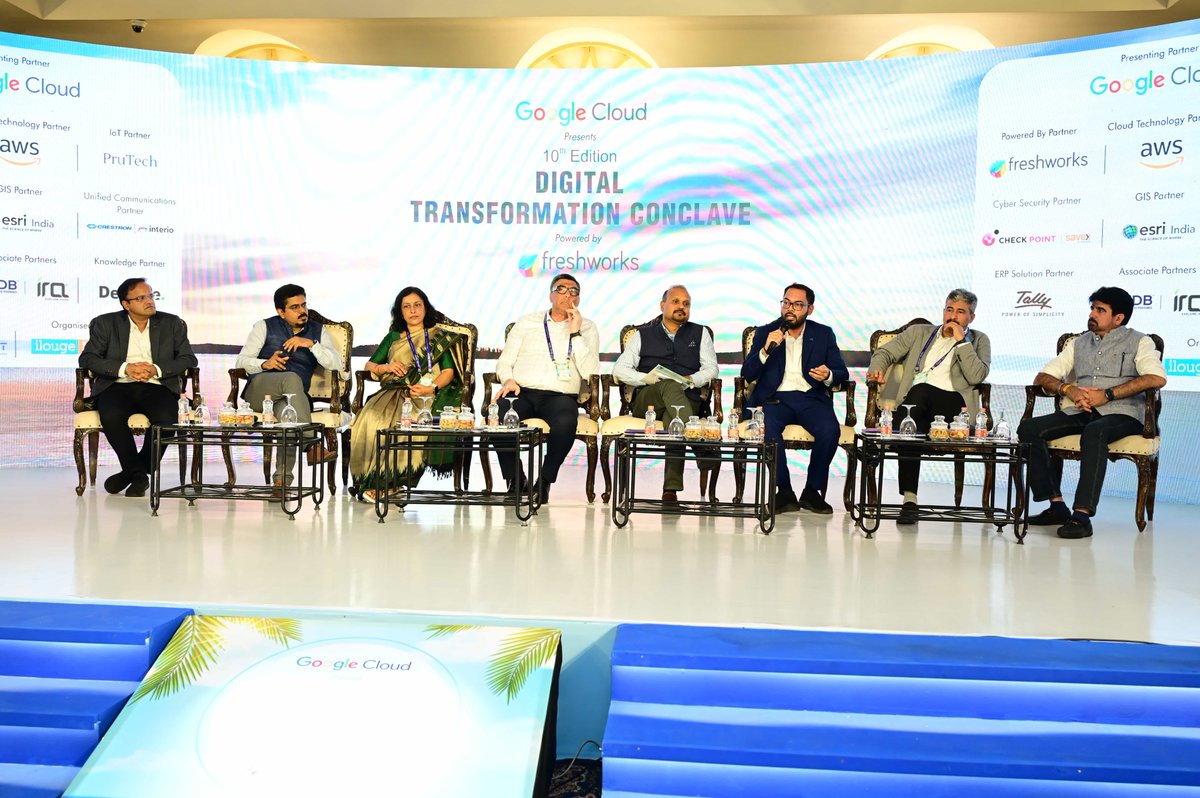 ilougemedia's tweet photo. Panel Discussion – Digital Public Infrastructure – The Next Big Step at the 10th Edition of 𝕯𝖎𝖌𝖎𝖙𝖆𝖑 𝕿𝖗𝖆𝖓𝖘𝖋𝖔𝖗𝖒𝖆𝖙𝖎𝖔𝖓 𝕮𝖔𝖓𝖈𝖑𝖆𝖛𝖊 in 𝑮𝒐𝒂.

#DTCGoa #DigitalTransformationConclave #Technology #Innovation #Networking https://t.co/B6xhEuz8bX