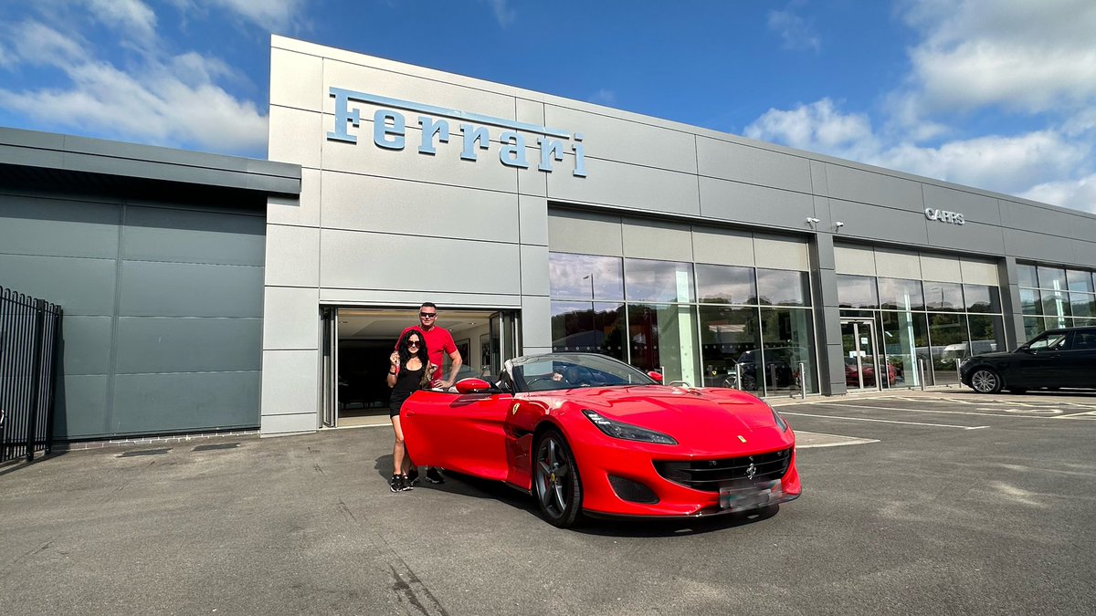 Cannot believe she is mine 😍😍😍 #ferrari #newcar #grateful <a href="/MattFiddesUK/">Matt Fiddes</a>