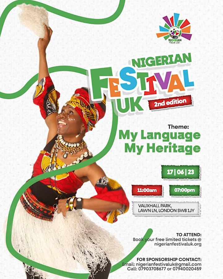 LushStarr's tweet image. #secondedition
🇳🇬 Nigerian Festival UK 🇬🇧
Vauxhall Park, Saturday June 17th, 2023.
11am - 7pm