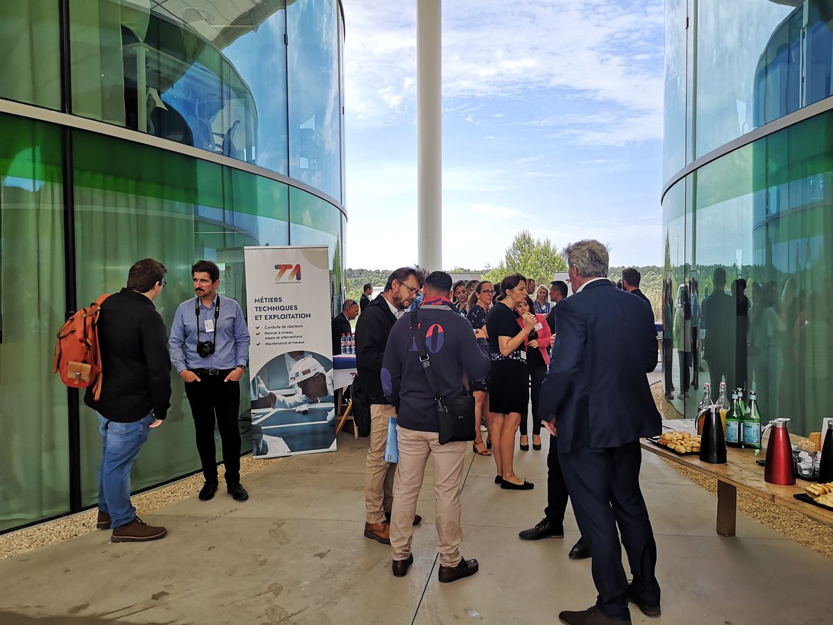 Technicatome's tweet image. [📢Jour J] C'est parti ! Nos équipes vous attendent à @thecampProvence à #Aix !

La journée #recrutement de @TechnicAtome se déroule de 11h-19h30 ce mardi 13 juin.
➡️Conférences avec des responsables de #TA
➡️Stands métiers en présence de managers
➡️Ateliers réalité augmentée