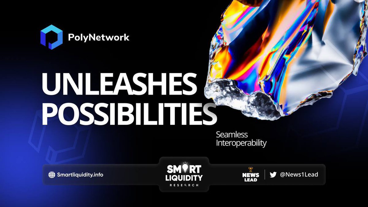 News1Lead's tweet image. 💠 @PolyNetwork2 is a global cross-chain protocol for implementing blockchain interoperability &amp;amp; building #Web3

🧩 #PolyNetwork has connected a variety of over 35 different blockchains with unique features

⚔️ Bridge transfers
⚡ High-speed
🪡 Low cost

🌐poly.network/#/