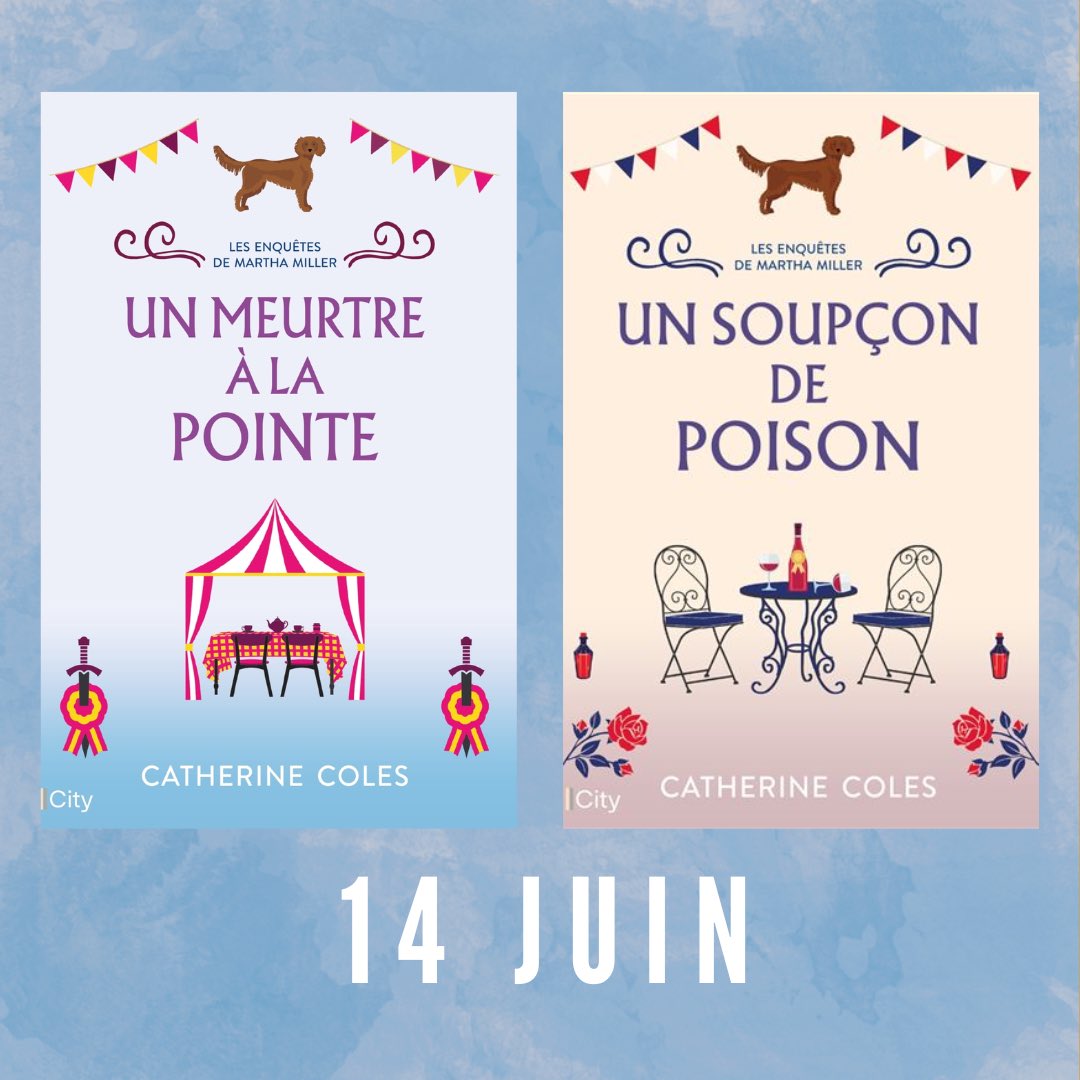 CityEditions's tweet photo. Demain, vous pourrez découvrir nos deux nouveaux cosy mystery en librairie ! 😍
#livre #lecture #roman #books #book #livres #conseilecture #cosymystery https://t.co/hS0WpAutKG