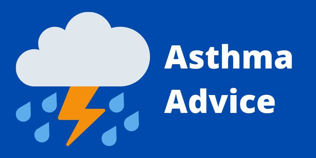 ⬇️ THUNDERSTORM ASTHMA THREAD ⬇️

Since the spells of thundery weather, we’ve seen an increase in the number hayfever and asthma sufferers coming to our hospitals with severe asthma attacks, likely to be due to a combination of recent thunderstorms and high levels of pollen ⛈️