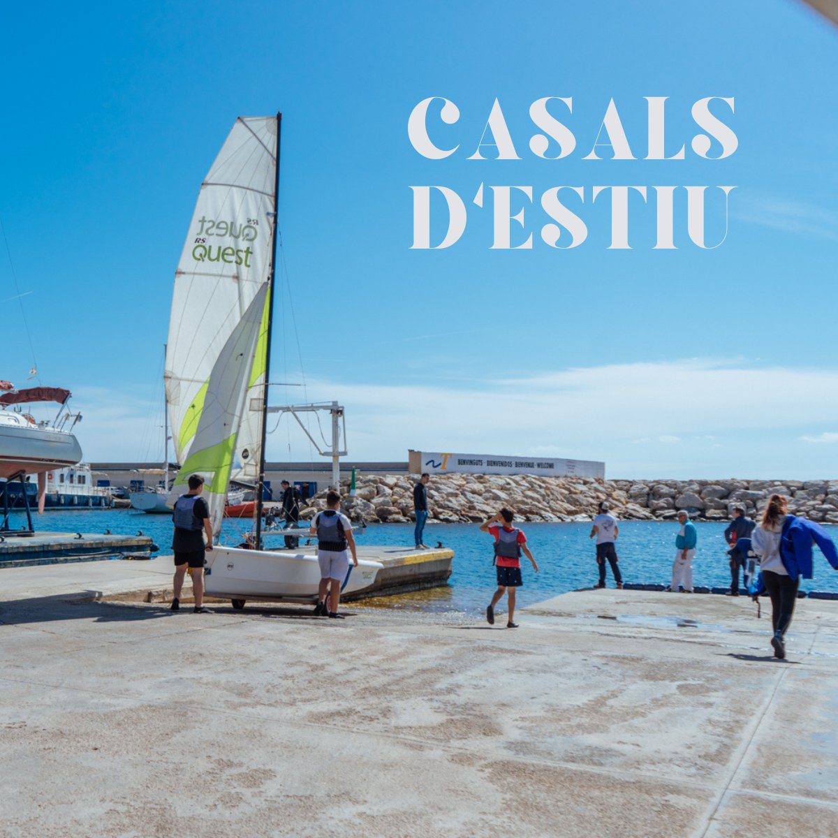 Encara no t'has inscrit als CASALS D'ESTIU? ☀️
A que estàs esperant, no ho dubtis, del 26 de juny al 25 d'agost, al Port Esportiu de Tarragona 📍 a tocar de la platja del Miracle.

ELS CASALS 🌊
🐠 Casal de Mar (4 a 7 anys)
🏊🏻 Sport Nàutic (7 a 10 anys)
🚣🏼‍♀️ Sport Summer (10 a 13