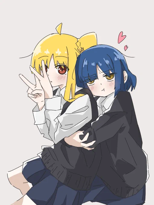 リョウ虹その2 #ぼっち·ざ·ろっく #伊地知虹夏 #絵師さんと繋がりたい