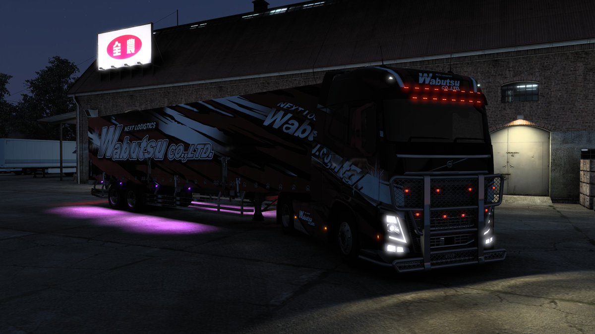 starforce1128's tweet photo. Wabutsu再現シリーズ
Modeling : 整備士さん
Skin : starforce1128
#ETS2 #wabutsu #volvo #ETS2JP
実車に忠実にブルバーやバイザーにランプを配置してあります
ホイールベースも日本仕様の短いものにしてあります https://t.co/JksyrCNg00