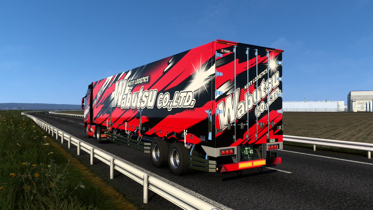 starforce1128's tweet photo. Wabutsu再現シリーズ
Modeling : 整備士さん
Skin : starforce1128
#ETS2 #wabutsu #volvo #ETS2JP
実車に忠実にブルバーやバイザーにランプを配置してあります
ホイールベースも日本仕様の短いものにしてあります https://t.co/JksyrCNg00