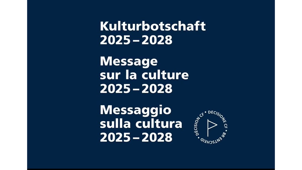 fhelveticum's tweet photo. Le Conseil fédéral a ouvert le 9 juin 2023 la procédure de consultation sur le "message culture" 2025-2028. 
👉https://t.co/90kZ73O3Ui
Image : https://t.co/RG01C0HVdn https://t.co/qKcLTFrQ87