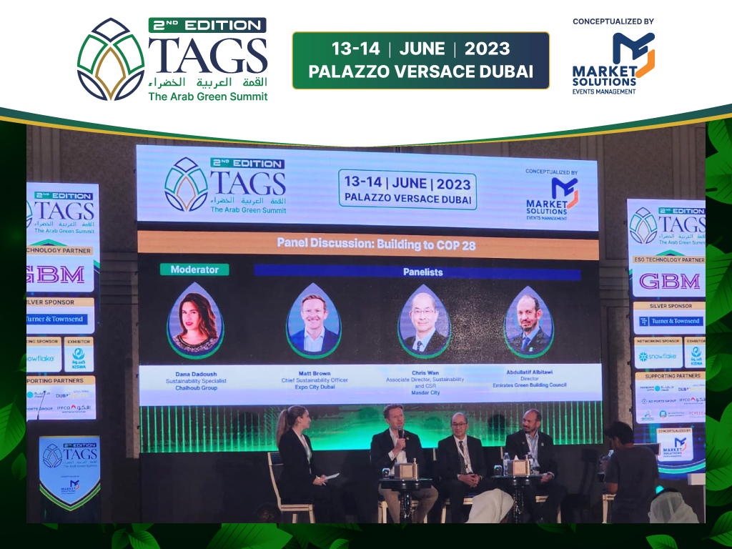 Panel Discussion!
Hear from our experts discussion on “Building to COP 28 For a Zero Emissions and Resilient Build Environment, regions and cities”.

#ArabGreenSummit #Sustainability #ClimateChange #NetZero2050 #Environment #cleanenergy #energytransition #Climatechange #Green
