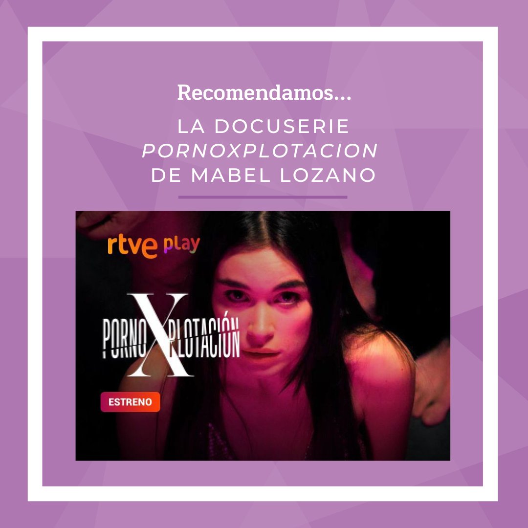 mujeresjuezas's tweet photo. Esta semana la comenzamos con una recomendación: la nueva docuserie de la cineasta Mabel Lozano @LozanoMabel.📺
Puedes verla entera aquí 👉 https://t.co/S3zKcCsrkt
#mujeresjuezas #MabelLozano #PornoXPlotacion #docuserie https://t.co/fQpJYZNOTg