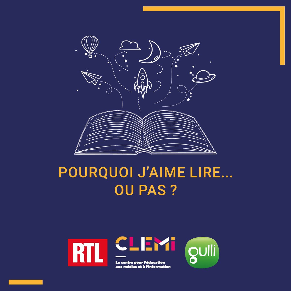 #SPME <a href="/Arcom_fr/">Arcom</a>

🟢<a href="/gulli/">Gulli</a> et <a href="/RTLFrance/">RTL France</a> engagés aux côtés du <a href="/LeCLEMI/">CLEMI</a> pour l'éducation aux médias

🎙️Toute cette semaine, découvrez des reportages préparés par les collégiens des Prunais <a href="/AcCreteil/">Académie de Créteil</a> 

🎧Aujourd'hui à 14H #RTLMidi, les élèves s'intéressent à la lecture 📚