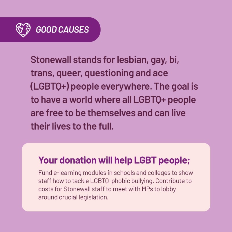 VirginRed's tweet photo. Stonewall is part of a vibrant global movement for change made up of LGBTQ+ people, their allies, families, and friends ๐ณ๏ธโ๐ @stonewalluk
Donate 1,000 Virgin Points this Pride month and weโll match it: https://t.co/13bjxDZ55Z
#Pride2023 #VirginRed #PointsForGood